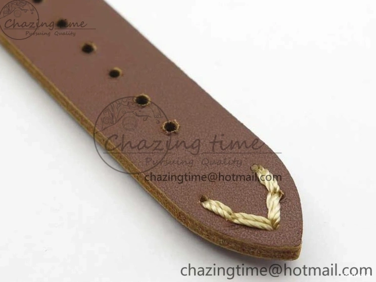 0225 Vintage Seamaster 300 No Date SS B12 Black Dial On Brown Leather Strap A2836 (Free Nylon Strap) Comfortable 7912